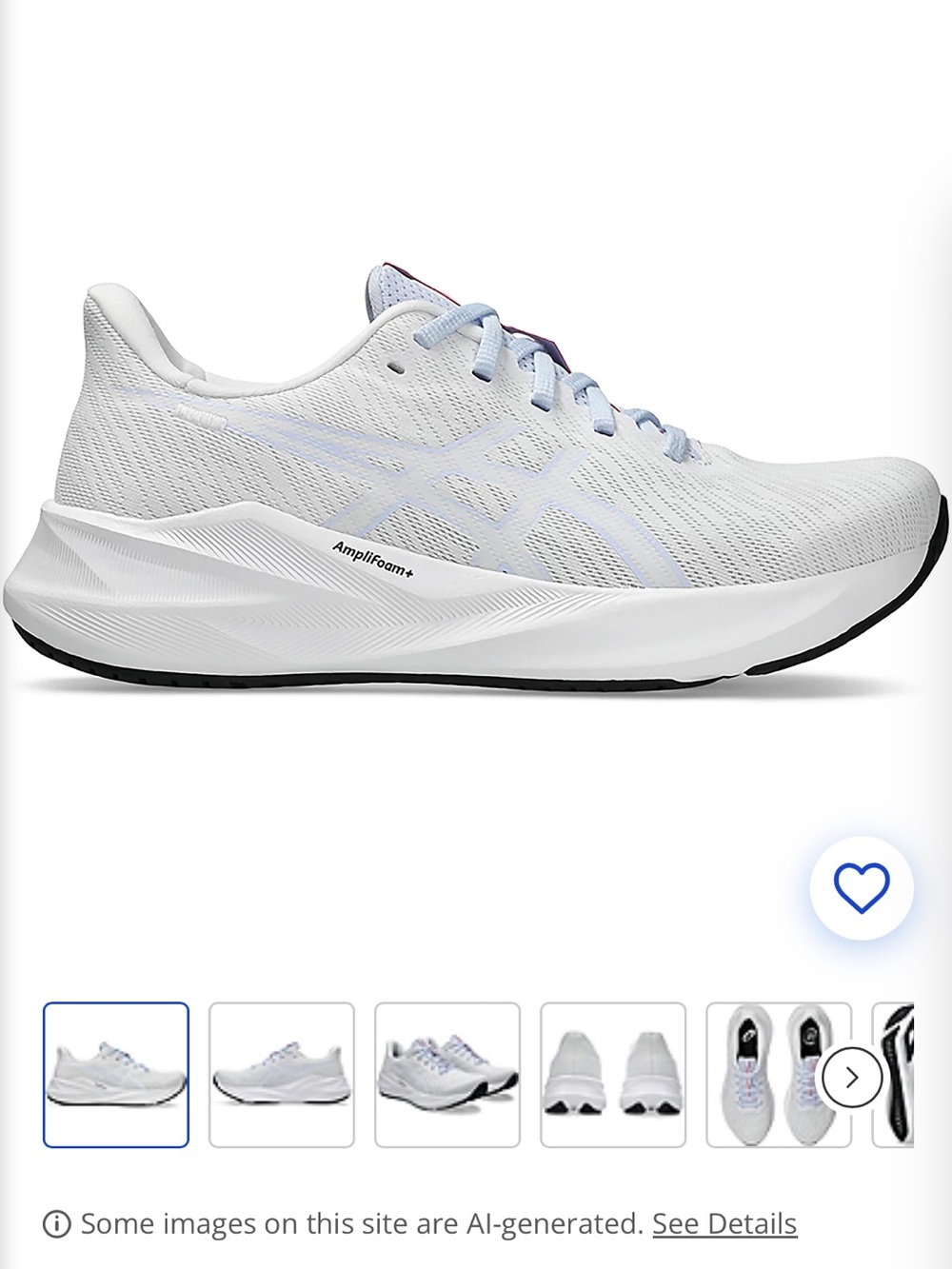 ASICS Versablast 4 Running Shoes 6.5 White - Picture 10 of 11